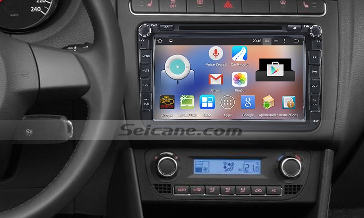 How to upgrade a 2009-2013 VW Volkswagen Polo V 6R car radio with Quad-core  CPU 16G Flash HD 1024*600 multi-touch screen